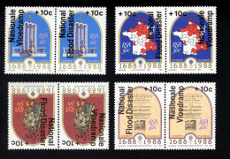 2034016919 1988 SCOTT B15 B18  (XX)  POSTFRIS MINT NEVER HINGED - FRENCH HUGUENOT SETTLEMENT OF THE CAPE - 300TH ANNIV - Unused Stamps