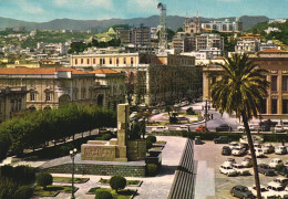 MESSINA, SICILIA, MONUMENT, ARCHITECTURE, CARS, MONUMENT, TOWER, PARK, ITALY, POSTCARD - Messina