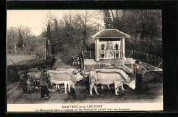 CPA Bartrès, Le Monument élevé à L`endroit Où Ste-Bernadette Passait Avec Son Troupeau  - Otros & Sin Clasificación