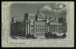 AK Berlin-Tiergarten, Reichstagsgebäude  - Dierentuin