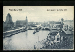 AK Berlin, Dampferstation Jannowitzbrücke  - Mitte