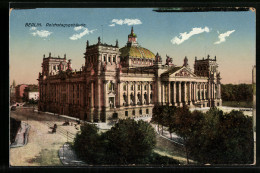 AK Berlin-Tiergarten, Reichstagsgebäude, Aussenansicht  - Dierentuin