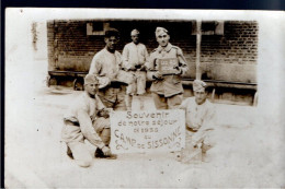 CPA - Souvenir De Notre Séjour En 1935 Au Camp De Sissonne Be - Regimientos