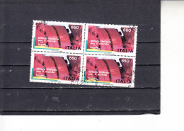 ITALIA  1986 - Sassone  1777°  (quartina)  - Lavoro Italiano - 1981-90: Oblitérés