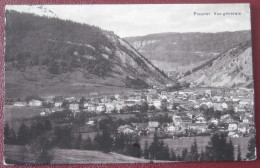 Val-de-Travers (NE) - Fleurier: Vue Générale / Nachgebühr, Nachporto, Taxe Percue 1922 - Fleurier