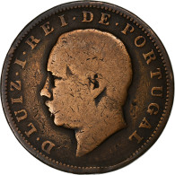 Portugal, Luiz I, 20 Reis, 1882, Bronze, TB, KM:527 - Portugal