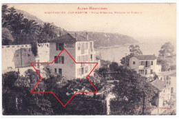 ROQUEBRUNE CAP MARTIN. Villa "MIRASOLE". Pension De Famille, Restaurant. - Roquebrune-Cap-Martin
