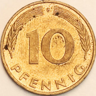 Germany Federal Republic - 10 Pfennig 1984 F, KM# 108 (#4680) - 10 Pfennig