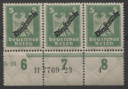 Deutsches Reich, 1924, D 106 HAN A, Postfrisch - Service