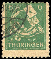 SBZ - Thüringen, 1945, 95 A Y Z2, Gestempelt - Autres & Non Classés