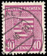 SBZ - Provinz Sachsen, 1945, 84 Xa, Gestempelt - Other & Unclassified