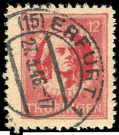 SBZ - Thüringen, 1945, 97 A X B P1 II, Gestempelt - Sonstige & Ohne Zuordnung