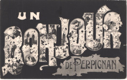 FR66 PERPIGNAN - Un Bonjour De PERPIGNAN - Belle - Perpignan