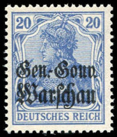 Deutsche Besetz.I.WK Polen, 1916, 13 C, Postfrisch - Ocupación 1914 – 18