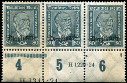 Deutsches Reich, 1924, D 113 HAN A+U, Postfrisch - Dienstmarken