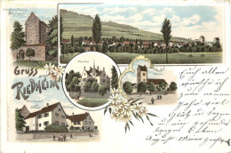 Gruss Aus Riedheim - Litho - Konstanz