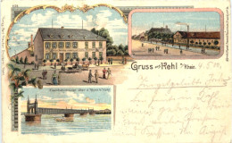 Gruss Aus Kehl - Litho - Kehl