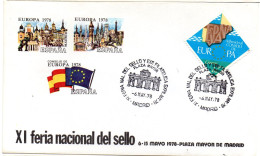 Carta Con Matasellos Commemorativo   Feria Nacional Del Sello 1978 - Covers & Documents