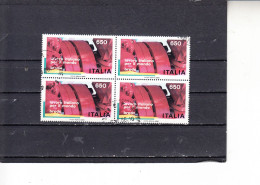 ITALIA  1986 - Sassone  1777°  (quartina)  - Lavoro Italiano - 1981-90: Used