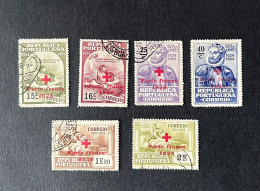 (b) Portugal - 1928 Red Cross Issue - Used - Unused Stamps