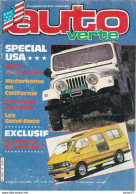 Magazine Auto Verte  N° 14 1980, Spécial USA - Auto/Motorrad