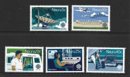 Nauru 1983 Communications Year Set Of 5 MNH - Nauru