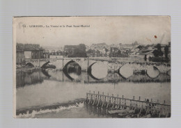 CPA - 87 - N°11 - Limoges - La Vienne Et La Pont Saint-Martial - Circulée - Limoges