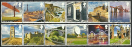 United Kingdom Of Great Britain & Northern Ireland 2011 Mi 3154-3165 MNH  (ZE3 GBRsech3154-3165) - Bridges