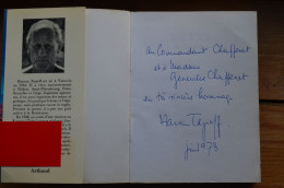 Signed Haroun Tazieff Dédicace L' Etna Et Les Volcanologues 1973 Volcans Avec Bandeau - Libri Con Dedica