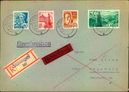 1949, Einschreiben / Eilboten Ab STÜHLINGEN - Baden