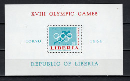 Liberia 1964 Olympic Games Tokyo S/s MNH - Verano 1964: Tokio