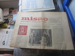 Misao Magazin Misao Gondolat Myslienka Gindul Dumka 1978 - Idiomas Eslavos