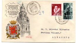 Carta Con Matasellos Commemorativo   Exposicion De Murcia 1954 - Briefe U. Dokumente