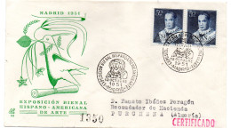 Carta Con Matasellos Commemorativo   Exposicion De Arte 1951 - Lettres & Documents