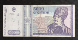 Billet 5000 Lei 1993 Roumanie - Roemenië