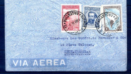 060524  LETTRE POSTE AERIENNE  ARGENTINE A LYON 4 AVRIL 1940 - 1927-1959 Covers & Documents