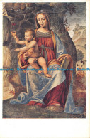 R115386 Certosa Di Pavia. B. Luini. La Vergine Col Bambino - Wereld