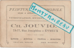 VP : Carte  : Peinture  Automobile Ch. Jouvion à  EVREUX - Visitenkarten