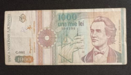 Billet 1000 Lei 1992 Roumanie - Roumanie