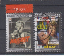 BELGIË - OPB - 2003 - Nr 3167/68 (PRIOR Bovenaan) - Gest/Obl/Us - Used Stamps