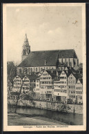 AK Tübingen, Partie Am Neckar Mit Stiftskirche  - Tübingen