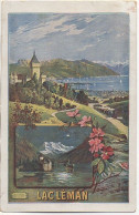 74 Le LAC LEMAN  Très Belle Illustration - Autres & Non Classés