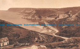 R116006 Caswell Bay. Valentine. 1922 - Wereld