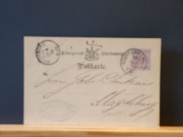 104/621    CP WURT.  1878 - Interi Postali