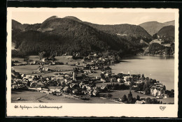 AK St. Gilgen, Ortsansicht Mit See Und Bergen  - Other & Unclassified