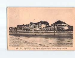 CABOURG : La Plage Et Le Grand Hôtel - état - Cabourg