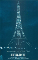 PARIS. Illuminations De La Tour Eiffel Par Jacopozzi Avec Les Lampes Philips - Eiffelturm