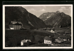 AK Mittelberg /Walsertal, Alpenkurhaus Mit Bergen  - Sonstige & Ohne Zuordnung