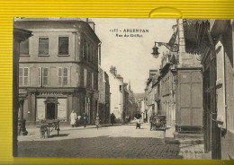 Argentan Rue Du Geiffon Ecrit Par Militaire 1918 - Argentan