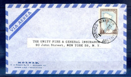 060524  LETTRE POSTE AERIENNE  BUENOS AIRES A NEW YORK - 1927-1959 Cartas & Documentos